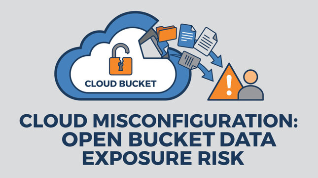 Cloud Misconfiguration Open Bucket Data Exposure Risk