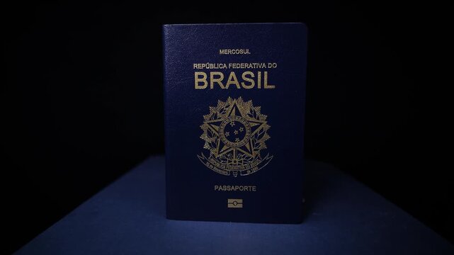 Brazilian Passport Symbolizing International Travel Identity