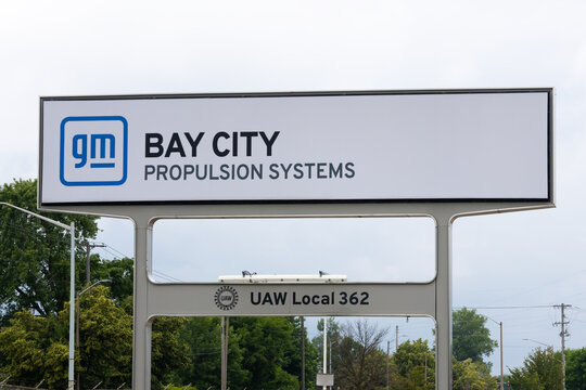 General Motors Bay City Propulsion Systems UAW Local 362 sign
