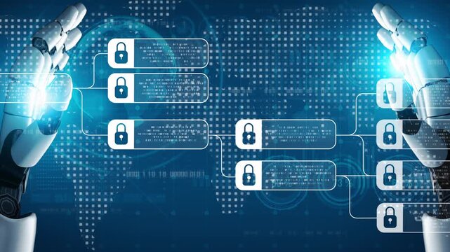 AI enhances blockchain systems by securing encrypted data chains, verifying transactions, and optimizing decentralized network integrity and smart contract execution Marrow