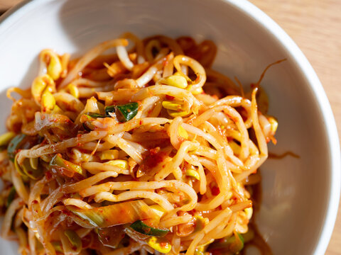 Seasoned Bean Sprouts, Korean food
