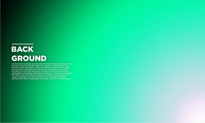 Obraz premium Modern Abstract Green and Teal Gradient Background for Corporate Presentation and Web Design