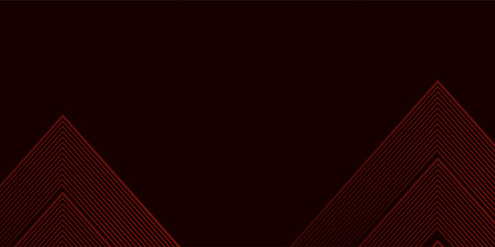 Abstract red neon arrow light glow background. Futuristic cyber laser line motion banner for casino. Dynamic techno perspective beam 3d graphic design. Cool party power and energy boost led tunnel