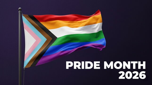 Progress Pride Flag Pride Month 2026 Poster
