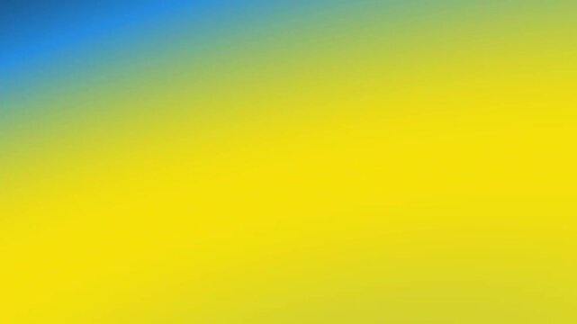 Fluid blue and yellow gradient motion background with smooth shifts