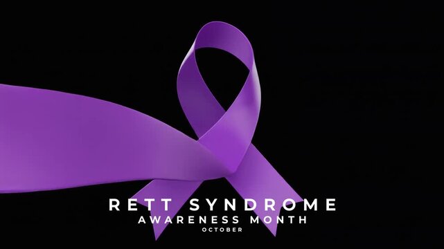 Rett Syndrome Awareness Month Understanding Neurological Health and Supporting Children and Families. Animation Video.