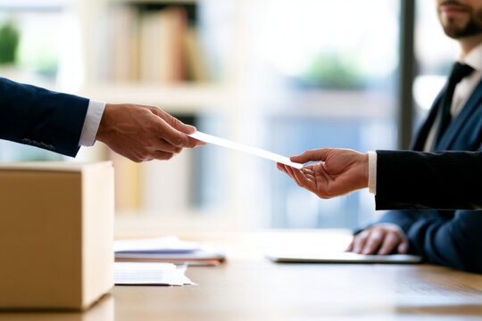 Business Professionals Capturing the Moment of Transaction with Documentation in Modern Office Setting