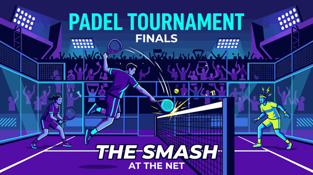 Padel Tournament Finals, Thrilling Athletic Championship Competition