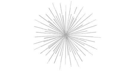 Obraz premium Abstract Burst Starburst Graphic Element, Radial Lines, Light Explosion, Clean Design