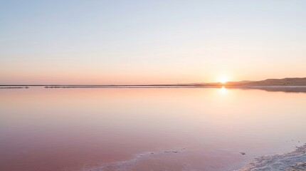 Fototapeta premium sunset over the river