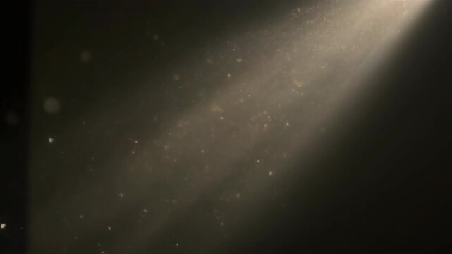 Cinematic Light Ray with Floating Dust 4K Generative AI