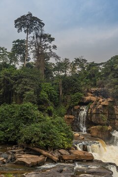 Zongo waterfalls on the Inkisi river, DR Congo