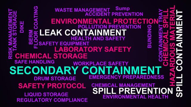 Secondary Containment Word Cloud