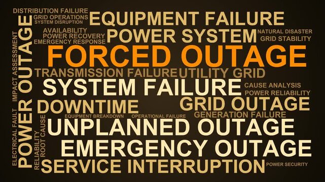 Forced Outage Word Cloud