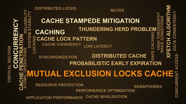 Mutual Exclusion Locks Cache Word Cloud