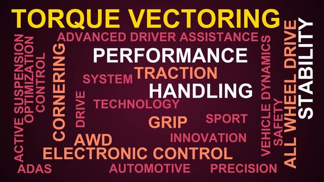 Torque Vectoring Word Cloud