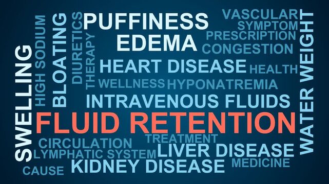 Fluid Retention Word Cloud