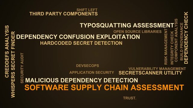 Software Supply Chain Assessment Word Cloud