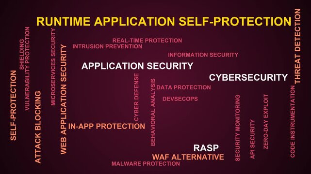 Runtime Application Self-Protection Word Cloud