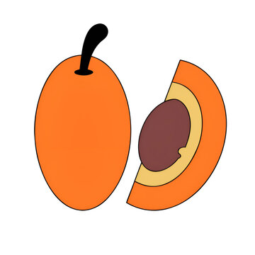 realistic fruits composition with images of whole