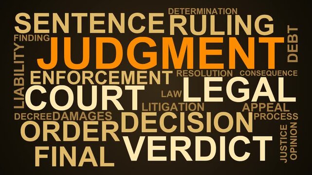 Judgment Word Cloud