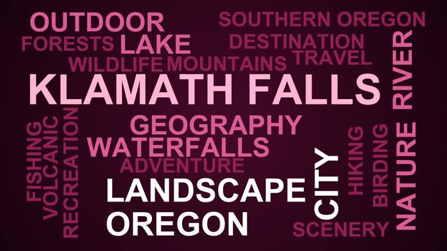 Klamath Falls Word Cloud