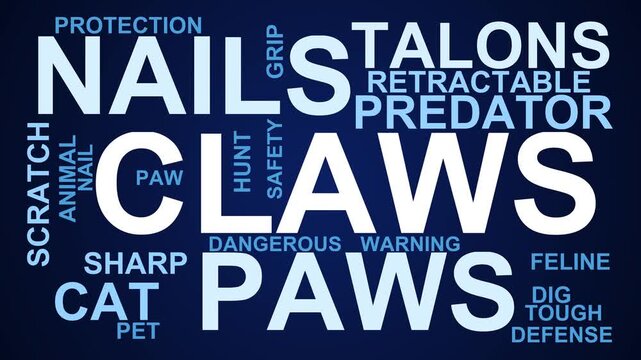 Claws Word Cloud