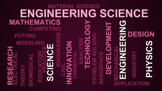 Engineering Science Word Cloud