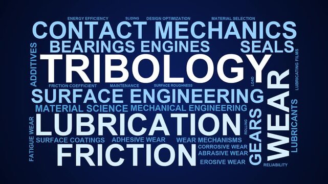 Tribology Word Cloud
