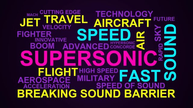 Supersonic Word Cloud