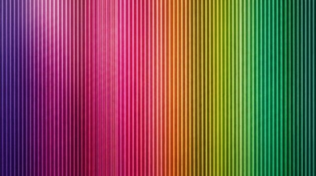 Colorful Corrugated Surface Pattern Creating a Vibrant Gradient Background