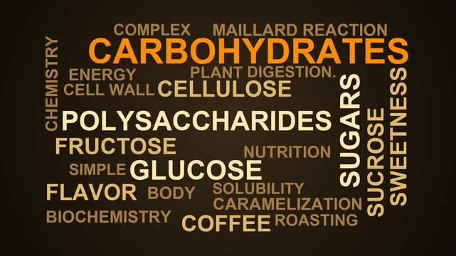 Carbohydrates Word Cloud