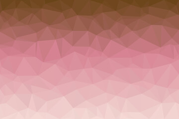 Obraz premium Polygonal gradient background a modern blend of dusty rose salmon and chocolate brown tones