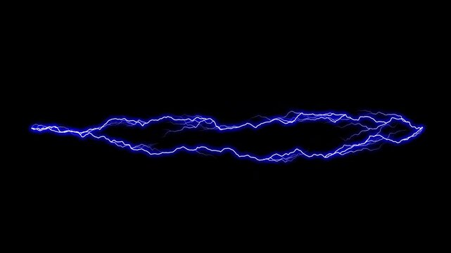 lightning bolt on black background