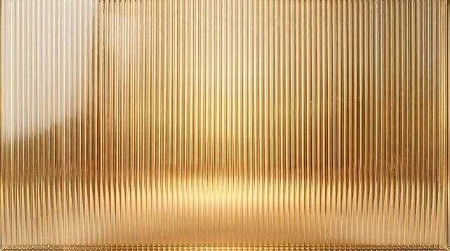 Gold fluted glass texture vertical ribbed pattern luxurious interior design element