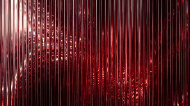 Shiny red metallic curtain background