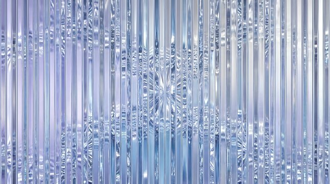 Shimmering metallic blue background with vertical lines and reflective surface