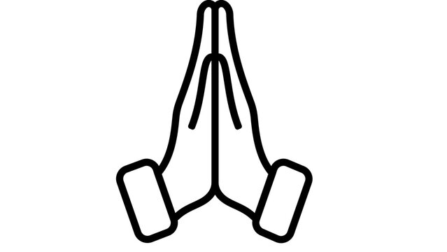 Religion, faith, and spirituality sign isolated on white