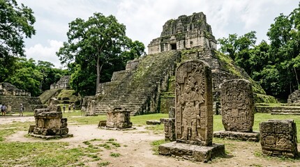 Fototapeta premium ancient ruins of a temple