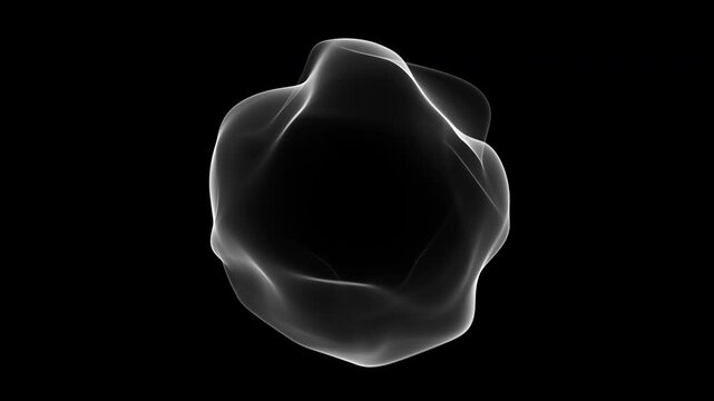 Abstract Fluid Orb Animation for Video Presentations