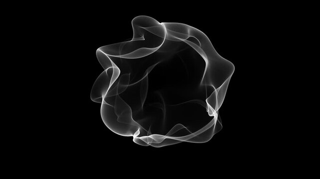 Seamless Organic Bubble Animation with Minimal Aesthetic