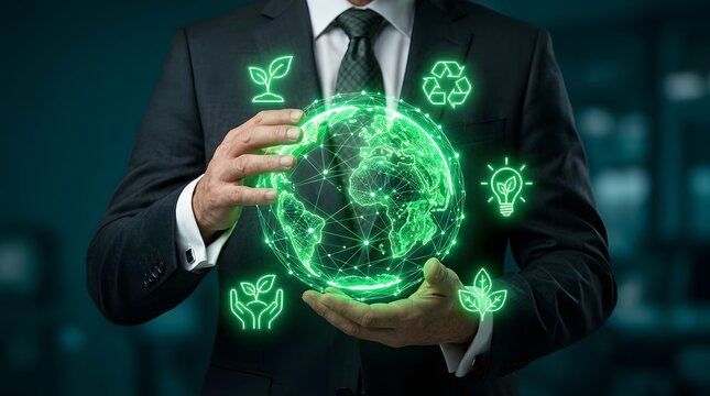 Business Leaders Embracing Global Sustainability and Environmental Innovation Together
