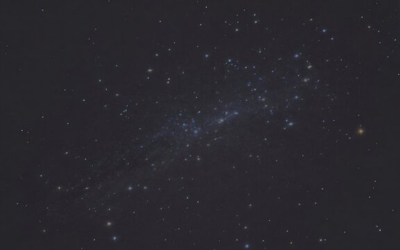 A Vast Expanse Of The Universe Filled With Sparkling Distant Stars And Cosmic Star Clusters