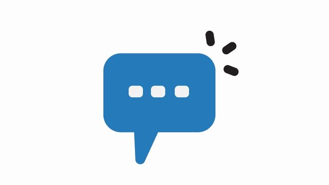 Animation Customer Support Chat Icon