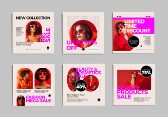 Modern Fashion Social Media Post Template