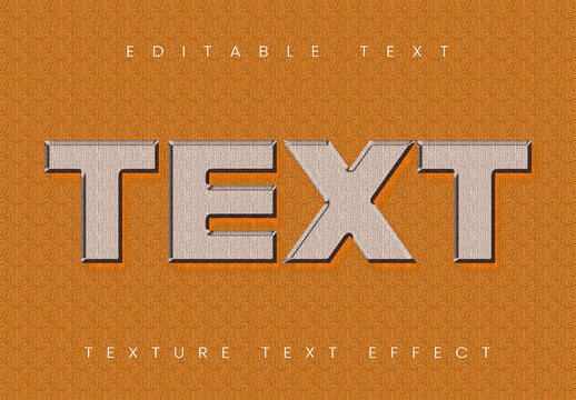 Retro Texture Text Effect