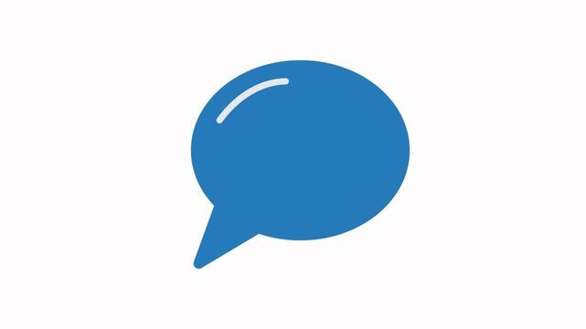 Business Chat Message Animation Icon