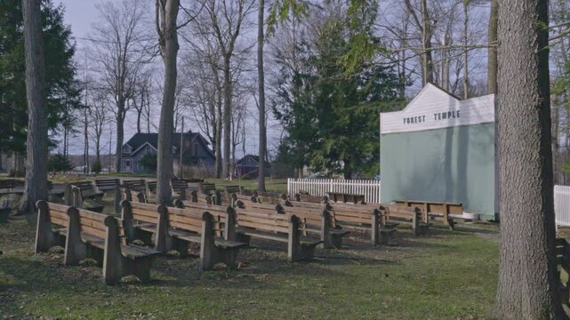 Historic Lily Dale Spiritualist community in upstate New York