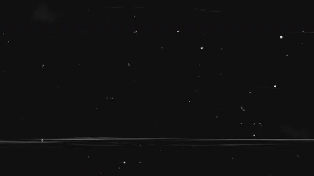 old damaged VHS tape playing 4k