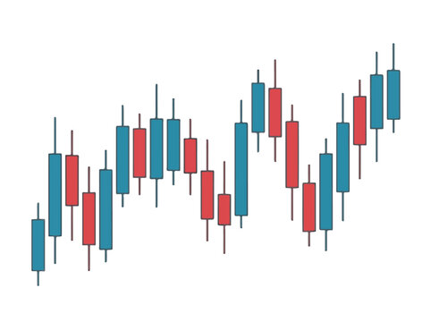 Colorful 3D bar chart data visualization graphic.